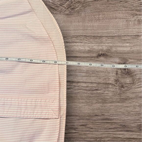Ralph Lauren Classic Fit Button Up Pink White Stripe Pony Shirt Mens Size Large - Picture 4 of 5